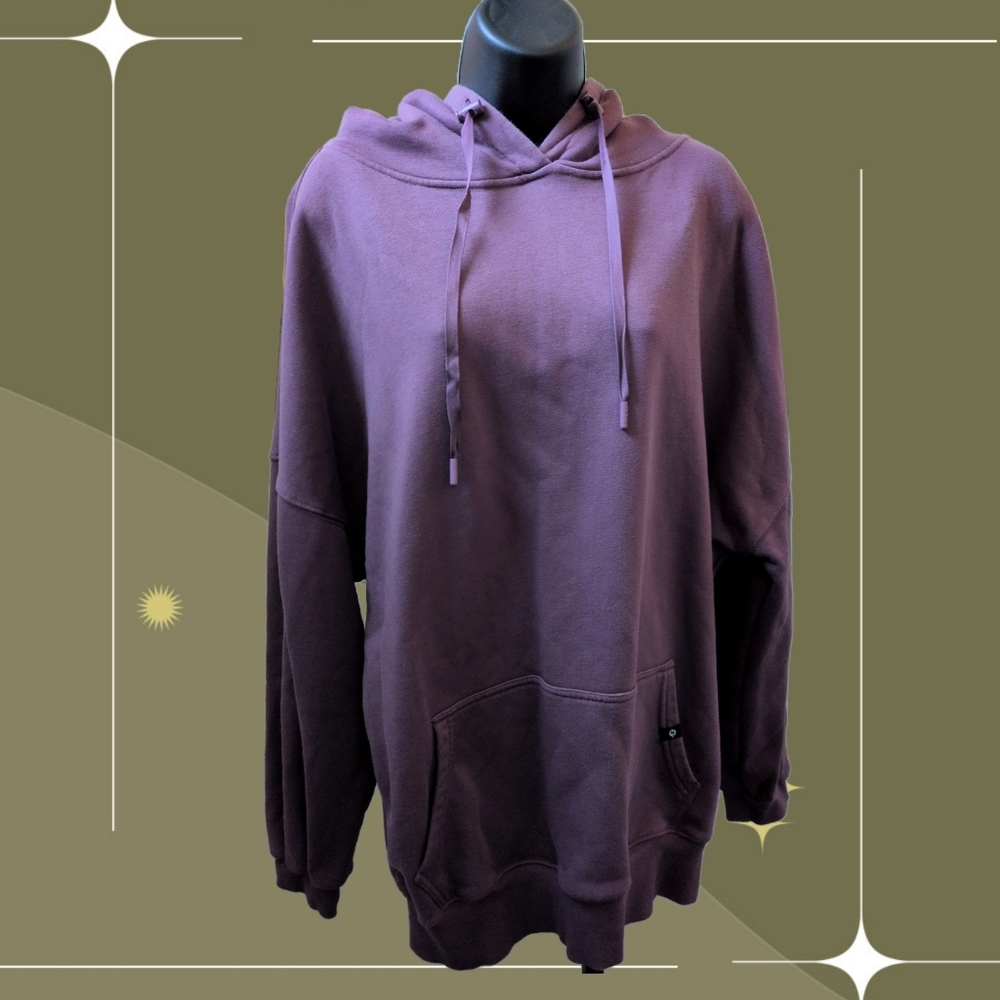 ✨ Popflex Long Cloud Hoodie In Plum Size XS/Xxs